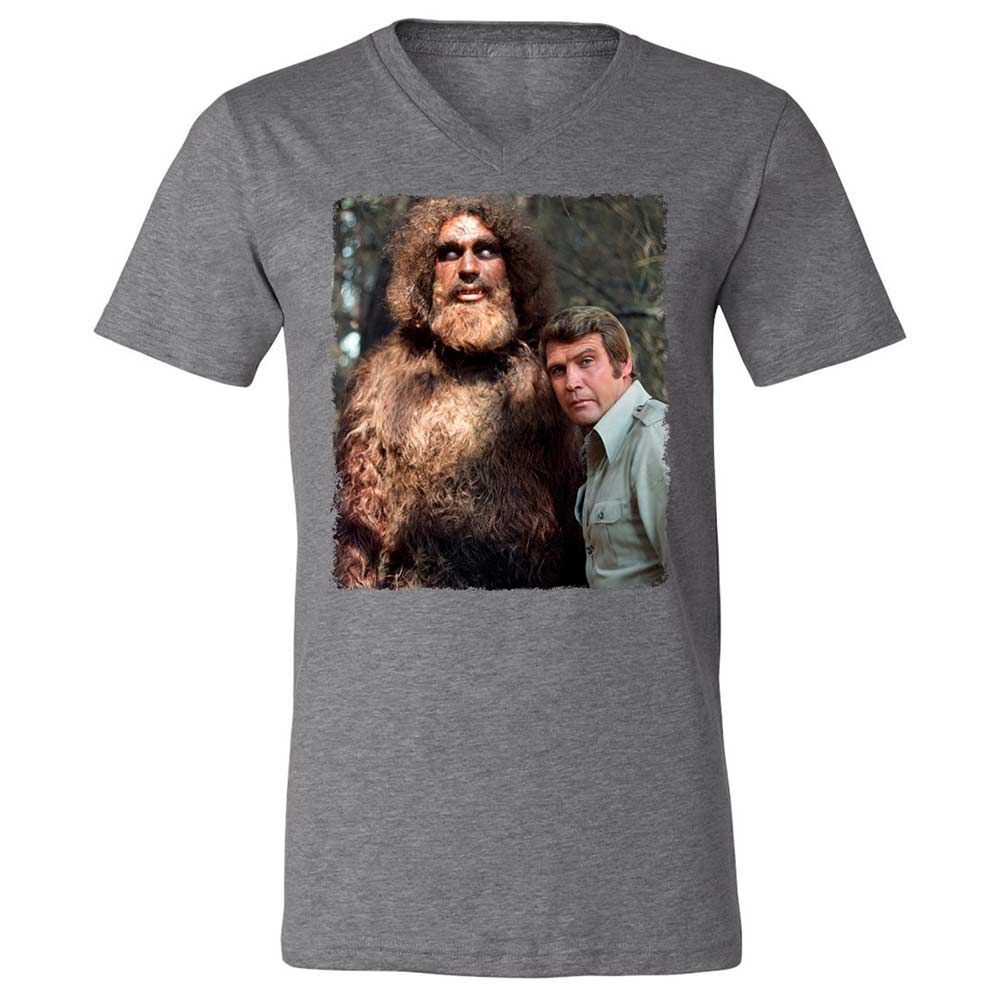 Unisex V-Neck T-Shirt - R6M96SYA - Deep Heather - 14