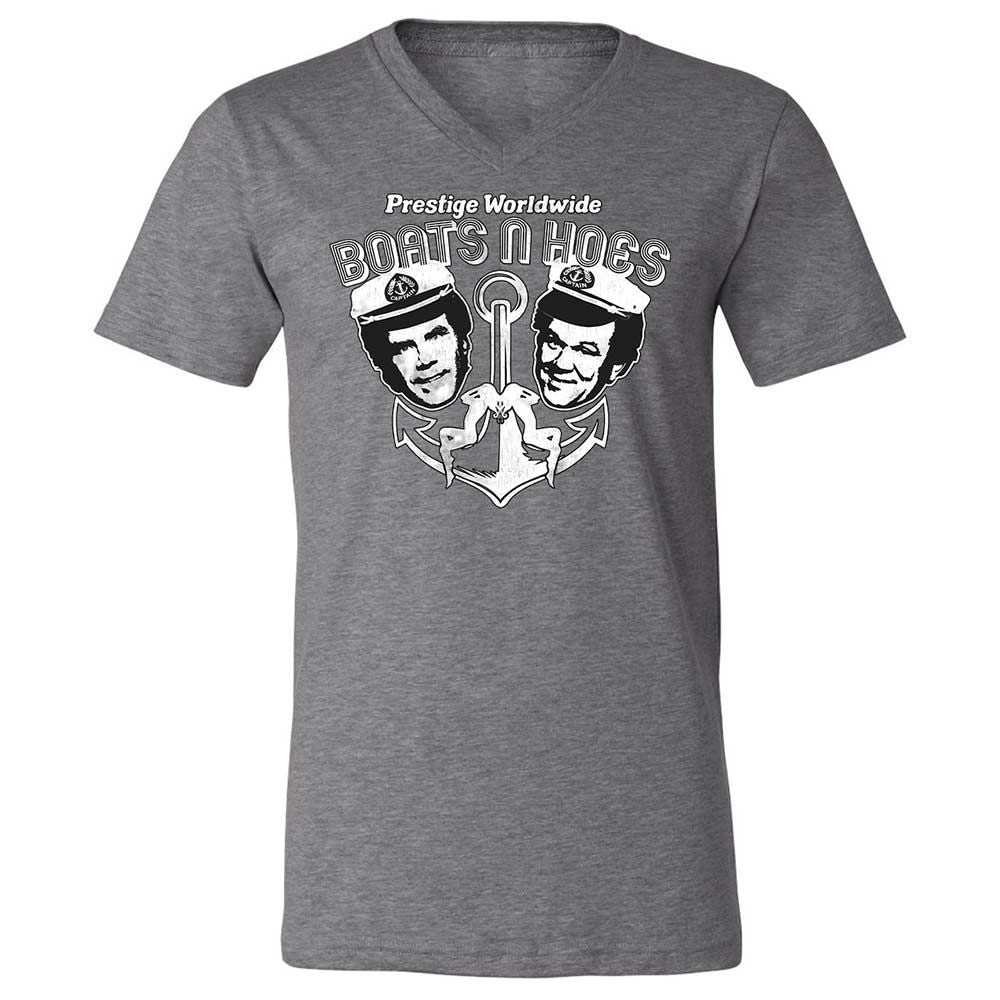 Unisex V-Neck T-Shirt - R9SCBAQ6 - Deep Heather - 14