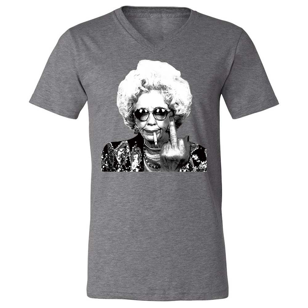 Badass Grandma - Deep Heather - 14