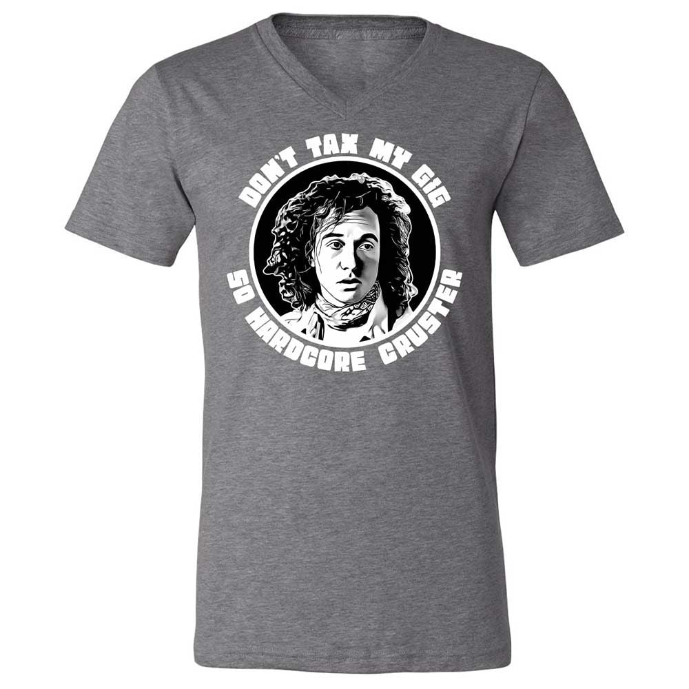 Unisex V-Neck T-Shirt - 5F8L6DXV - Deep Heather - 14