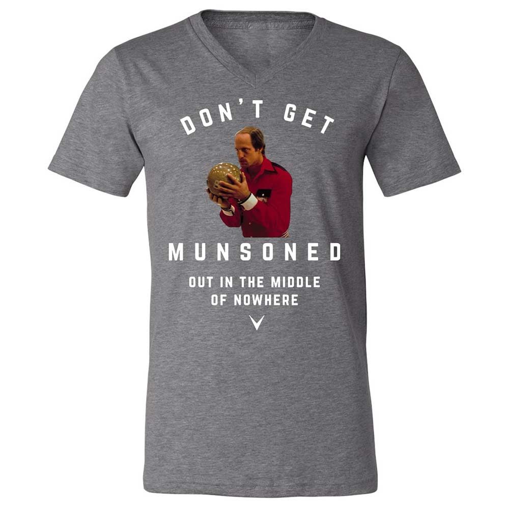 Unisex V-Neck T-Shirt - 5UAKZ5LN - Deep Heather - 14