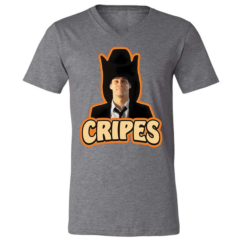 Unisex V-Neck T-Shirt - VUT5L4P6 - Deep Heather - 14
