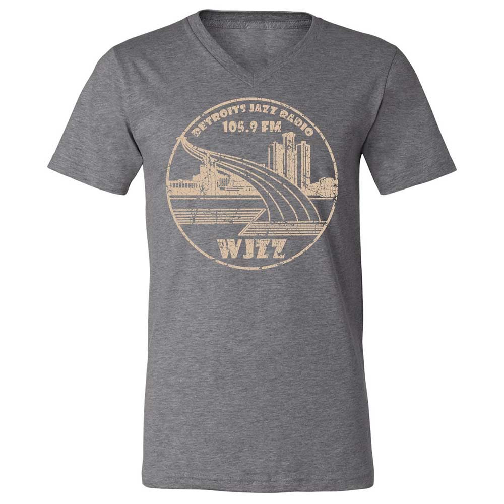 Unisex V-Neck T-Shirt - 7NWAS2FT - Deep Heather - 14