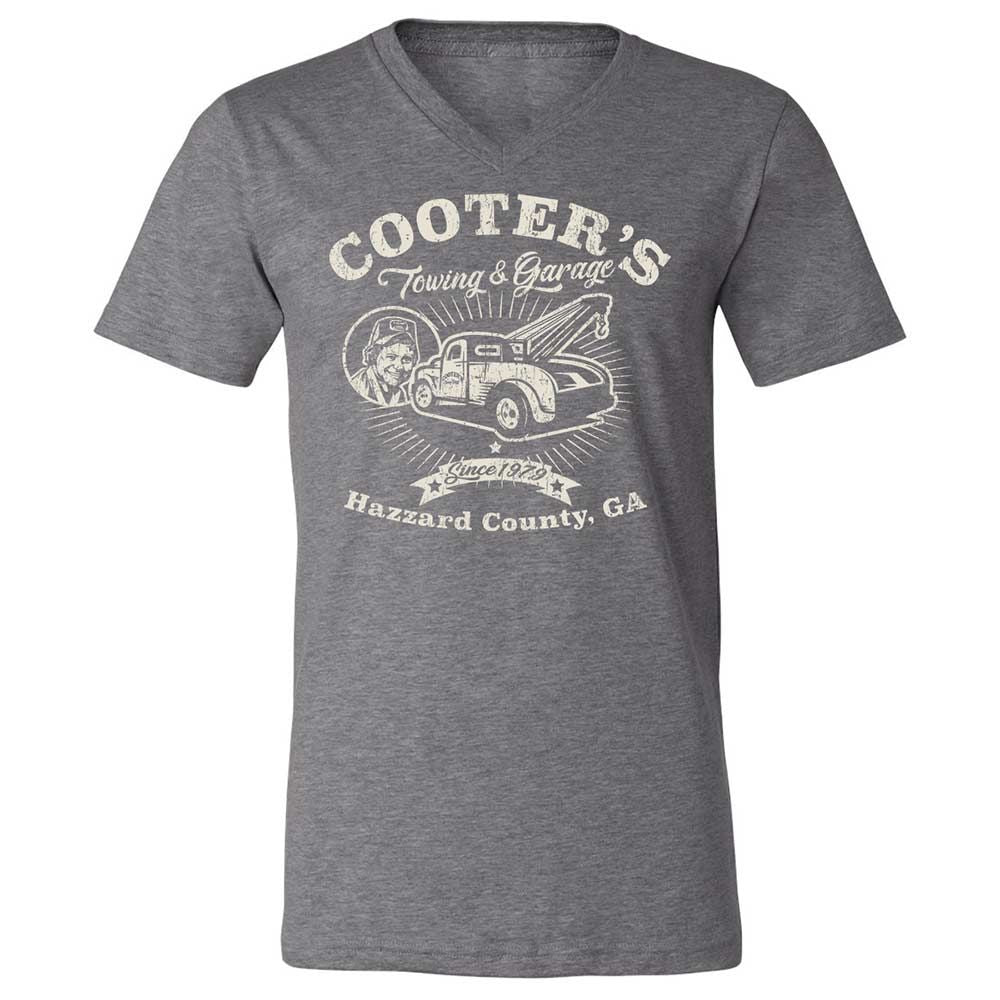 Unisex V-Neck T-Shirt - 6DJLME9A - Deep Heather - 14