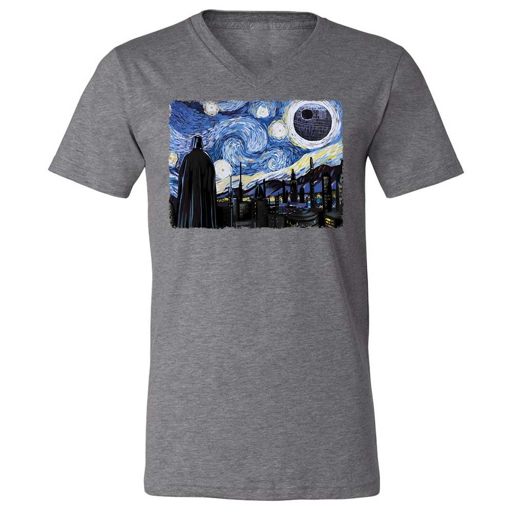 Unisex V-Neck T-Shirt - 9X8DBMHX - Deep Heather - 14