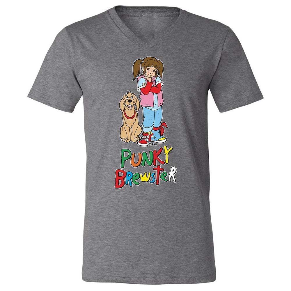 Unisex V-Neck T-Shirt - 37G7L8KB - Deep Heather - 14