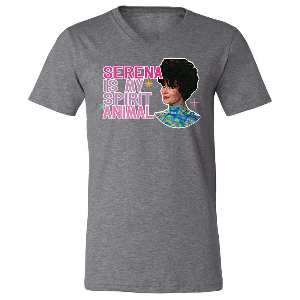Unisex V-Neck T-Shirt - GLVFC7Q1 - Deep Heather - 14