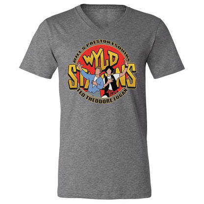 Unisex V-Neck T-Shirt - FB1J95J3 - Deep Heather - 14