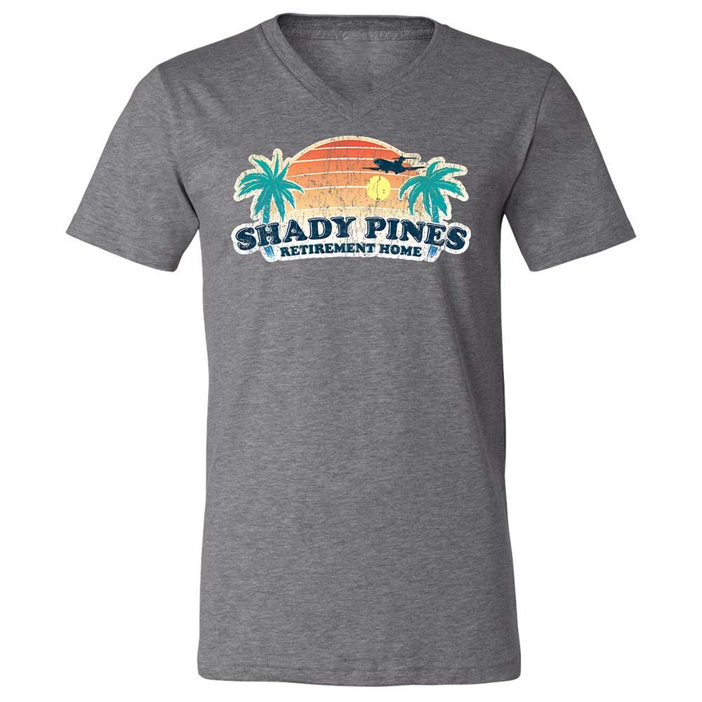 Unisex V-Neck T-Shirt - E35MQKQS - Deep Heather - 14