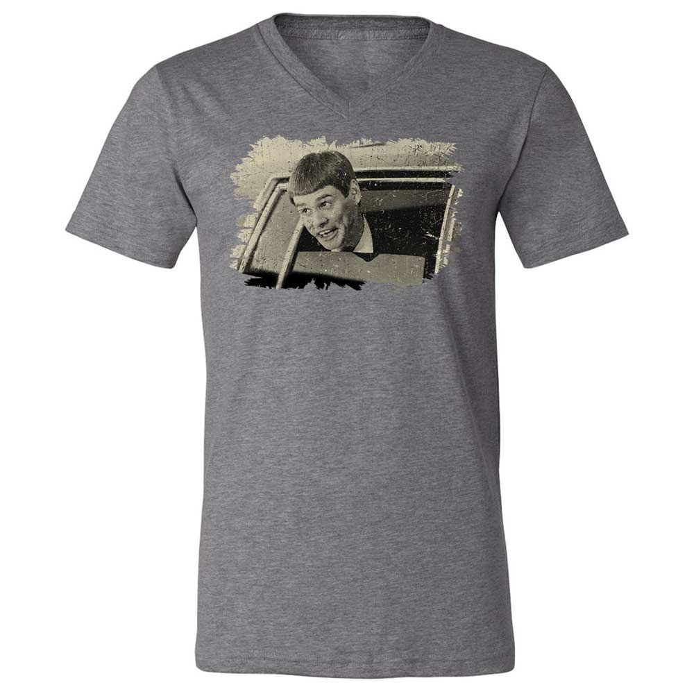 Unisex V-Neck T-Shirt - RSYFSQ8N - Deep Heather - 14