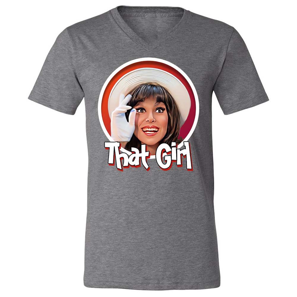Unisex V-Neck T-Shirt - CRL9XKMP - Deep Heather - 14