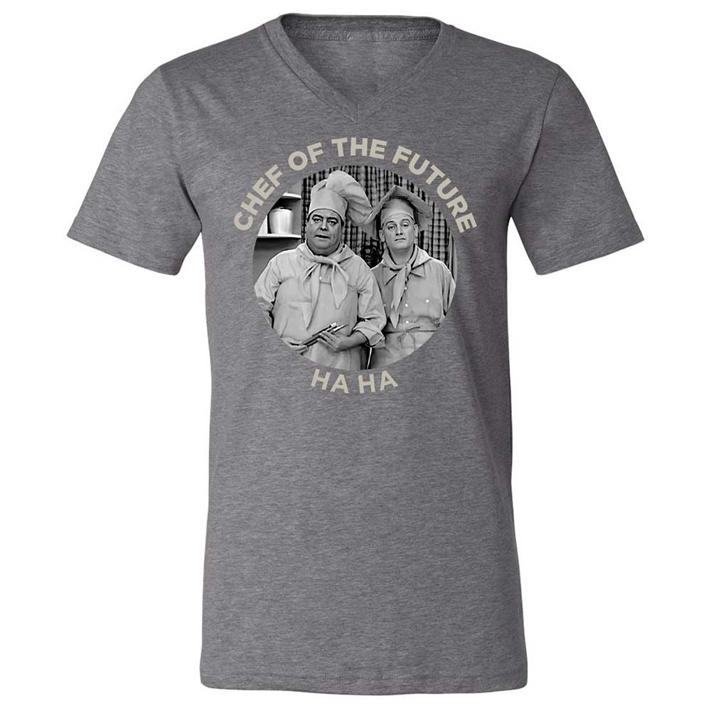 Unisex V-Neck T-Shirt - 6XYWNQQQ - Deep Heather - 14