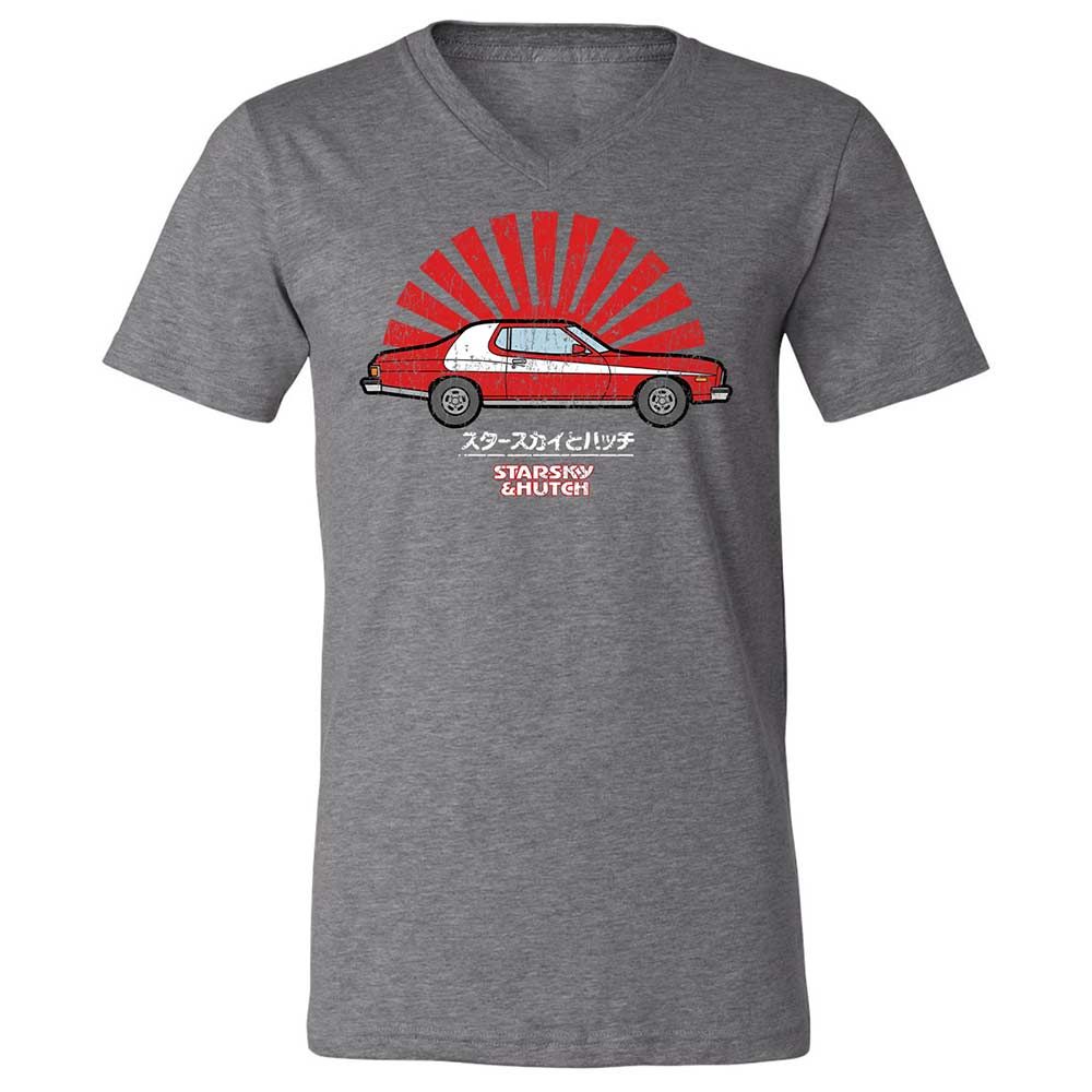 Unisex V-Neck T-Shirt - FJJEH39A - Deep Heather - 14