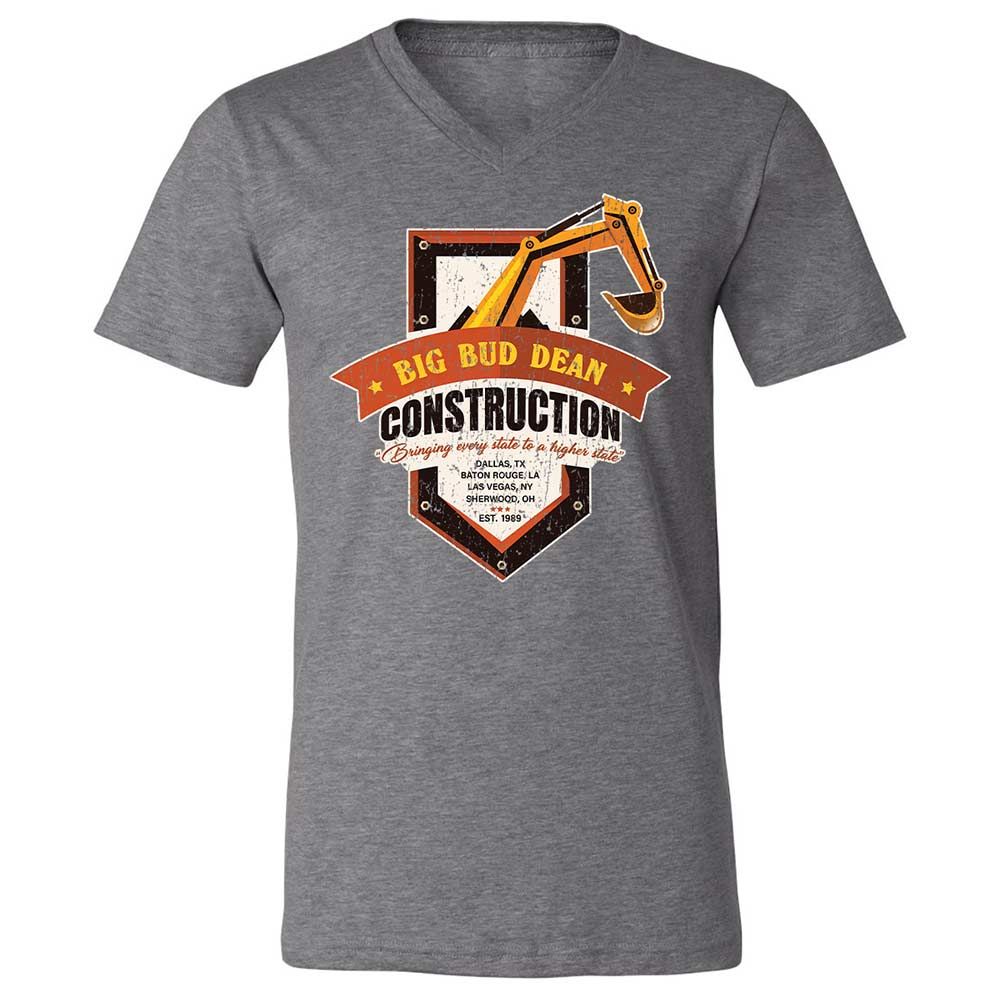 Unisex V-Neck T-Shirt - XV6DJX66 - Deep Heather - 14