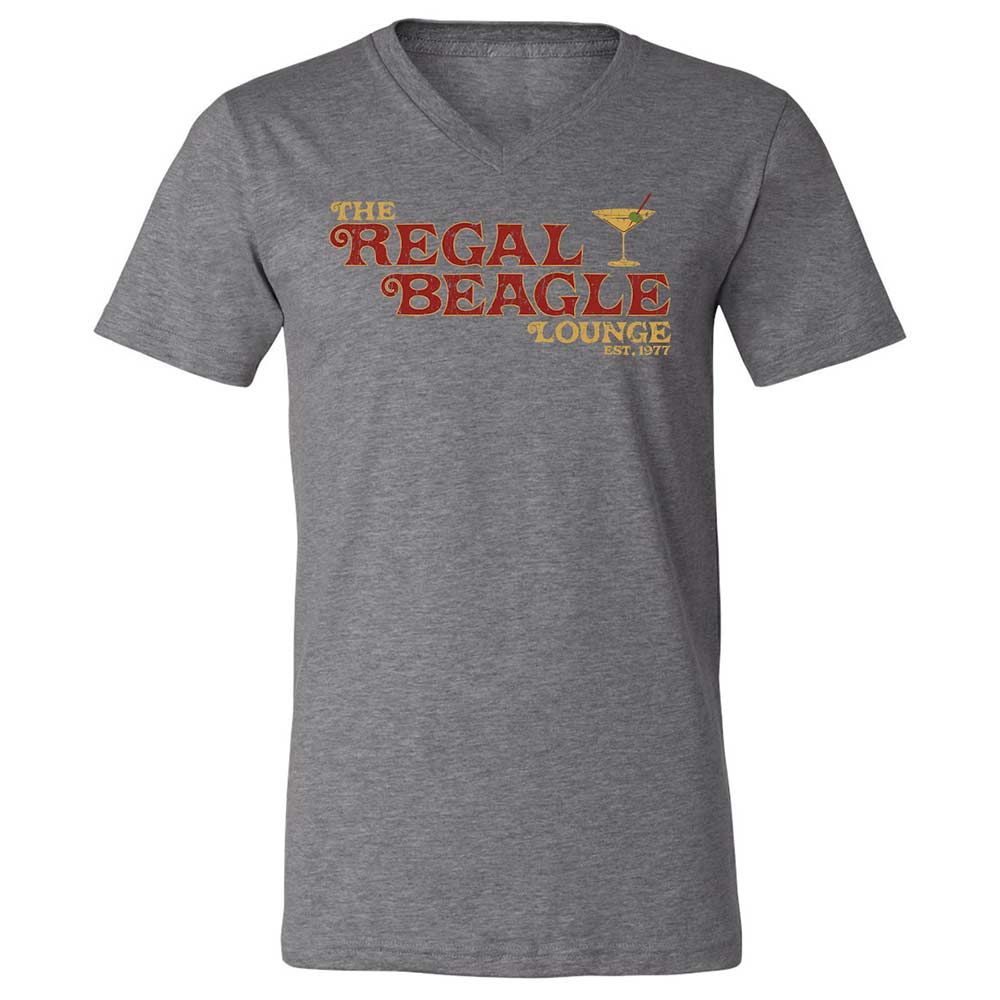 Unisex V-Neck T-Shirt - 9624Z5Z1 - Deep Heather - 14