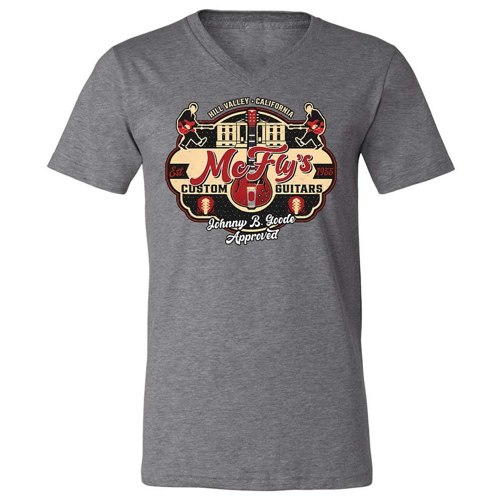 Unisex V-Neck T-Shirt - FNUBWPXR - Deep Heather - 14
