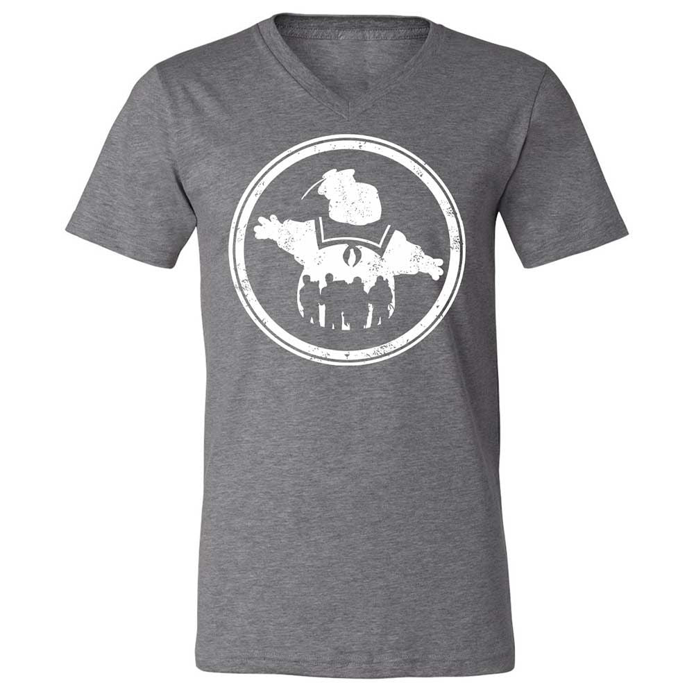 Unisex V-Neck T-Shirt - ZSSHZ8MB - Deep Heather - 14