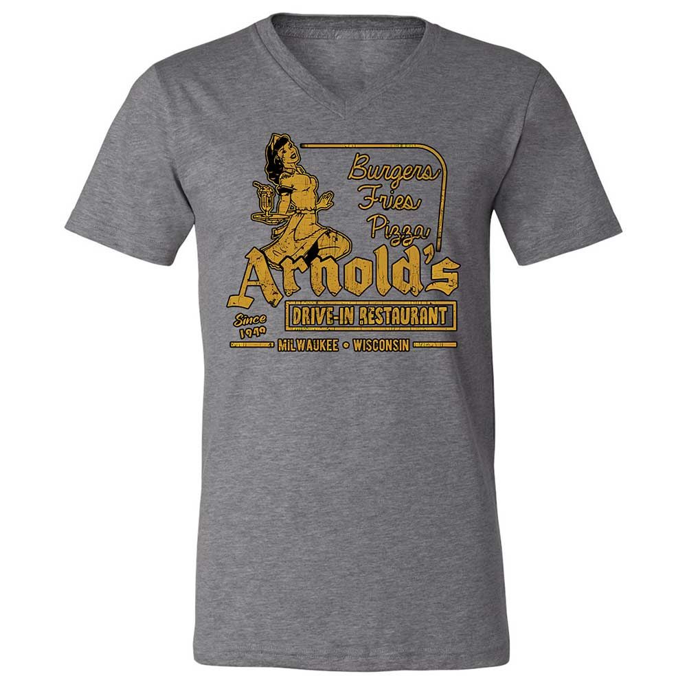 Unisex V-Neck T-Shirt - FBBYRD4L - Deep Heather - 14