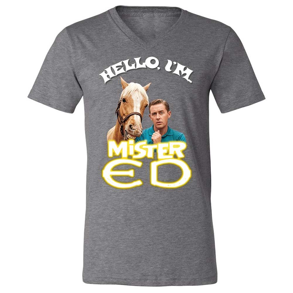 Unisex V-Neck T-Shirt - 95HM1K56 - Deep Heather - 14