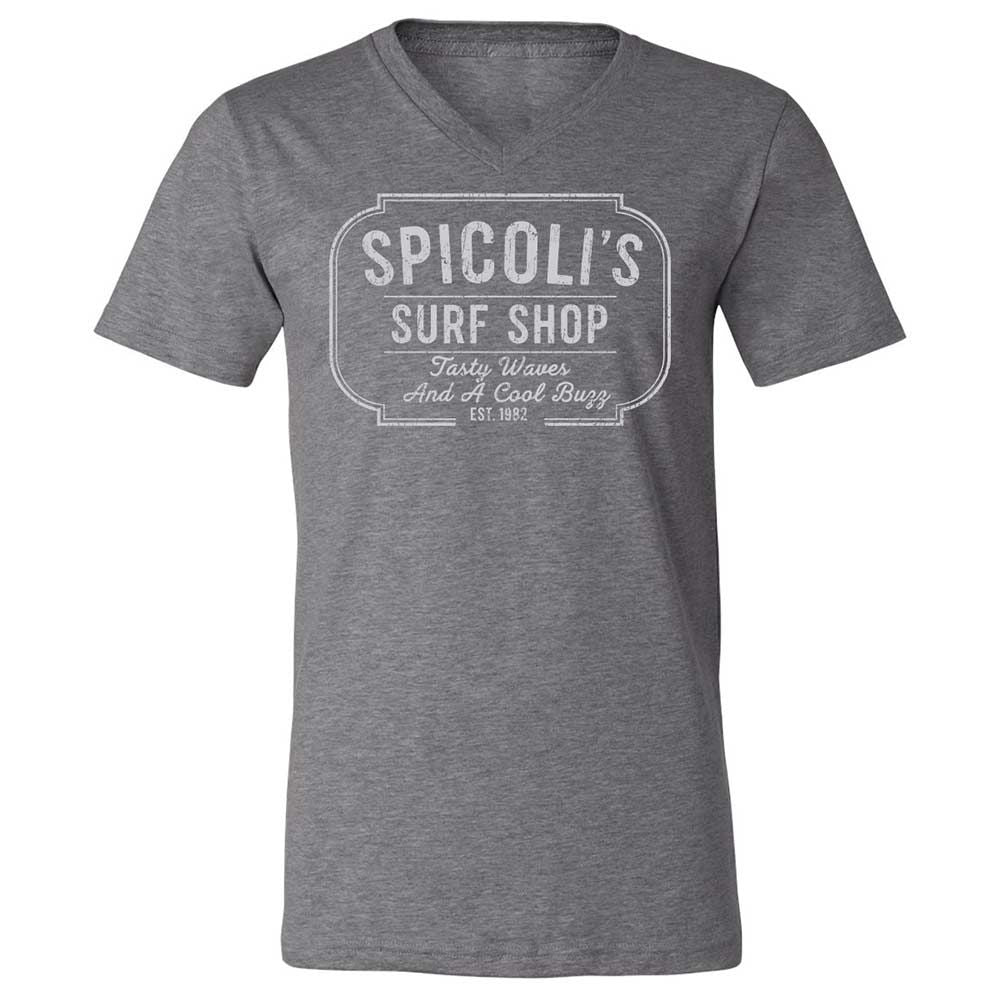 Unisex V-Neck T-Shirt - MDQA8RS1 - Deep Heather - 14
