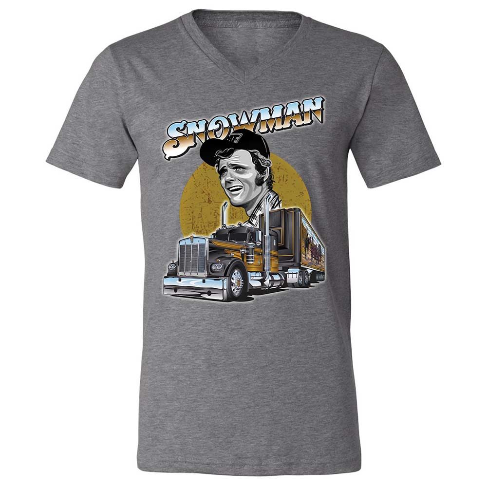 Unisex V-Neck T-Shirt - HZGDBTT7 - Deep Heather - 14