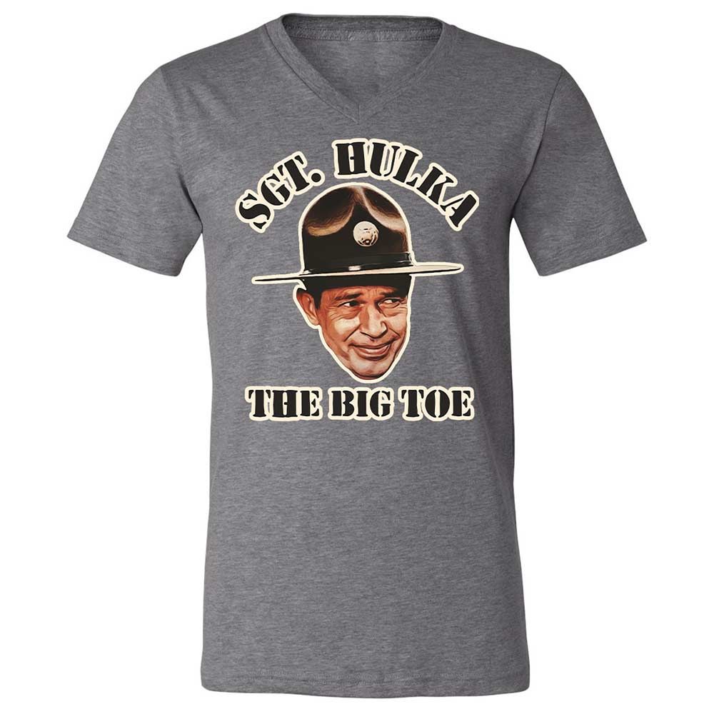 Unisex V-Neck T-Shirt - B6DQ6KN5 - Deep Heather - 14