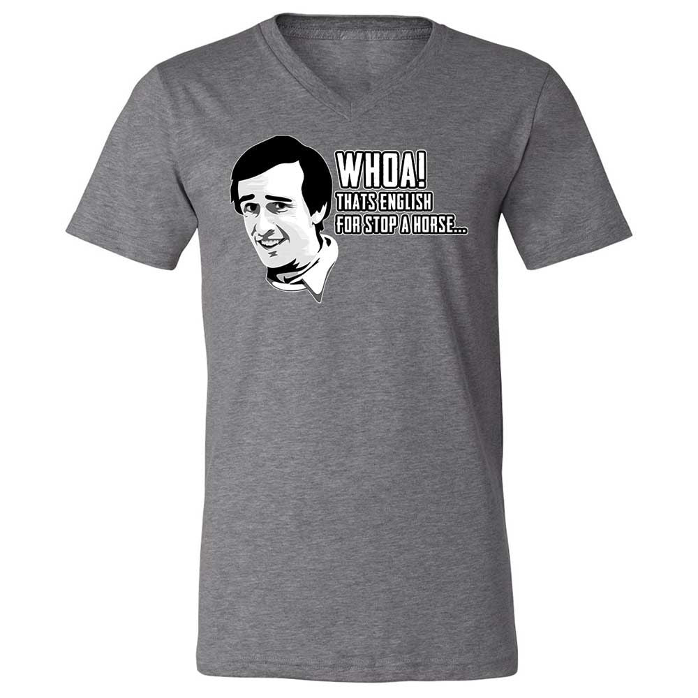 Unisex V-Neck T-Shirt - Z1CLFRU4 - Deep Heather - 14