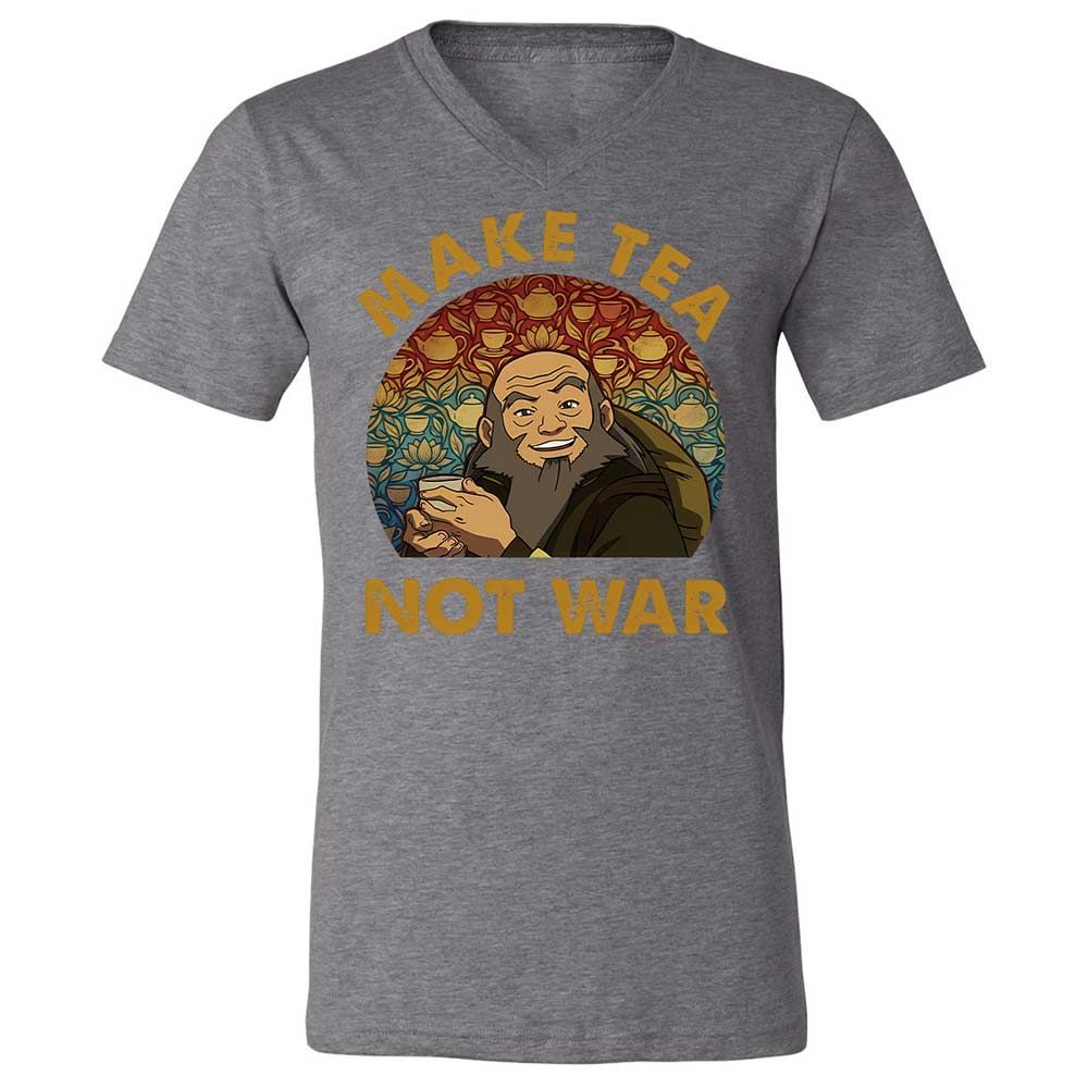 Unisex V-Neck T-Shirt - 9WJNUKF2 - Deep Heather - 14