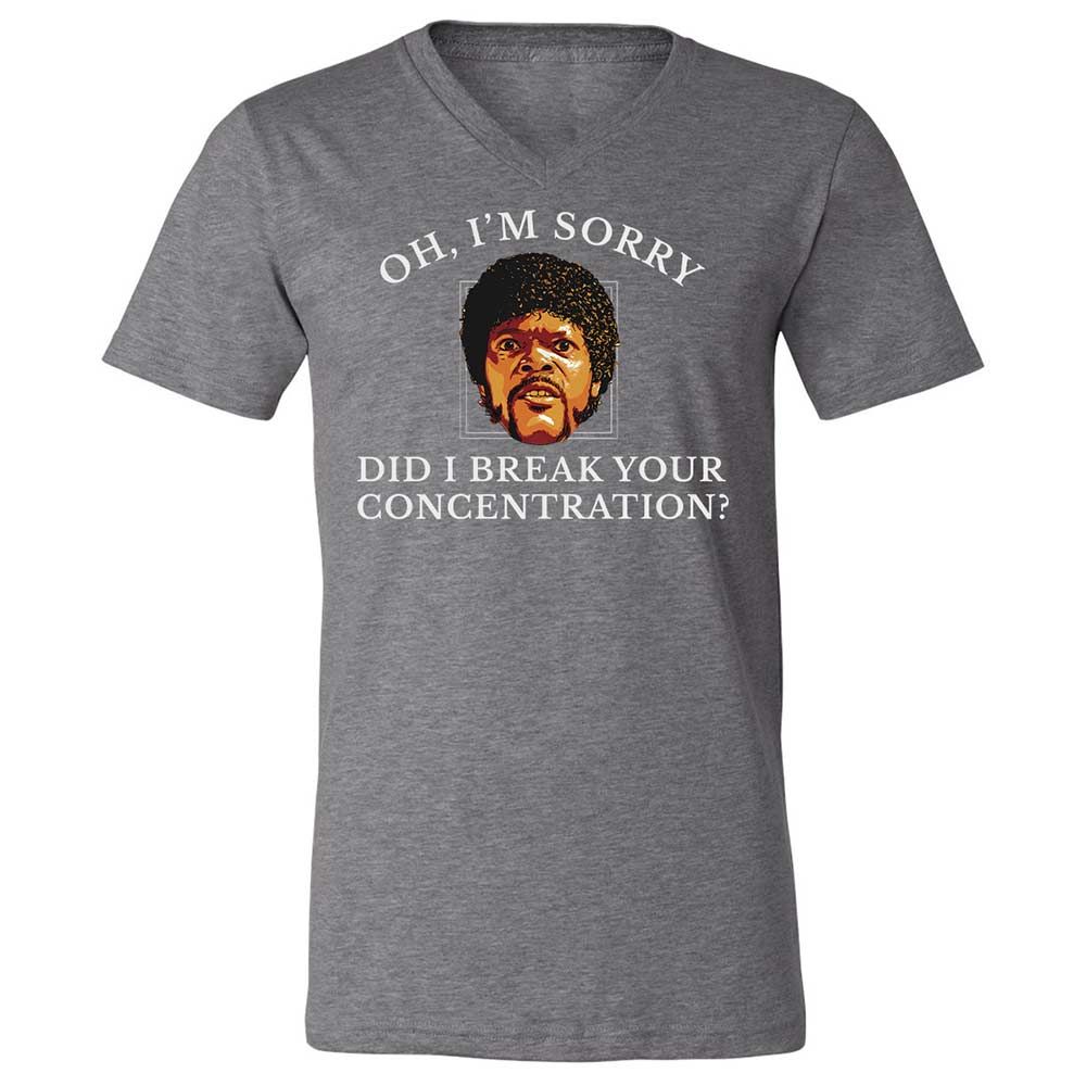 Unisex V-Neck T-Shirt - HFYCRKTJ - Deep Heather - 14