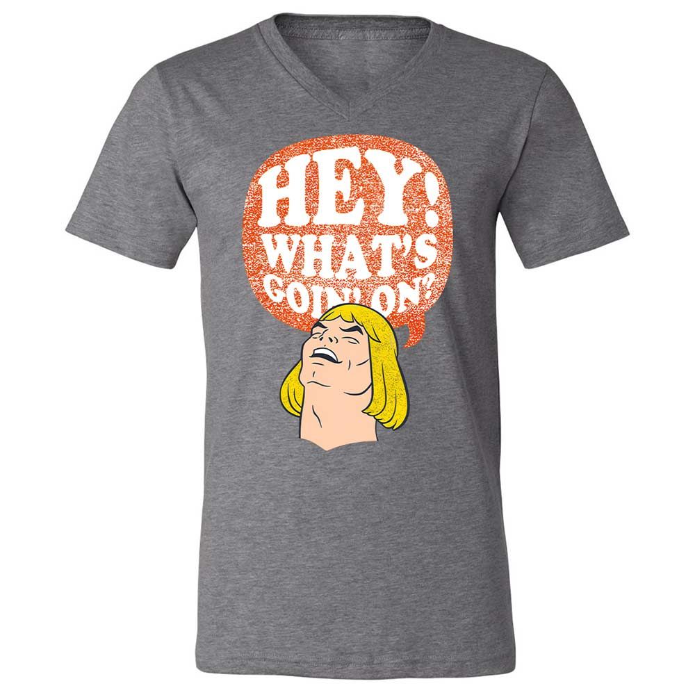 Unisex V-Neck T-Shirt - 3V86KA6E - Deep Heather - 14