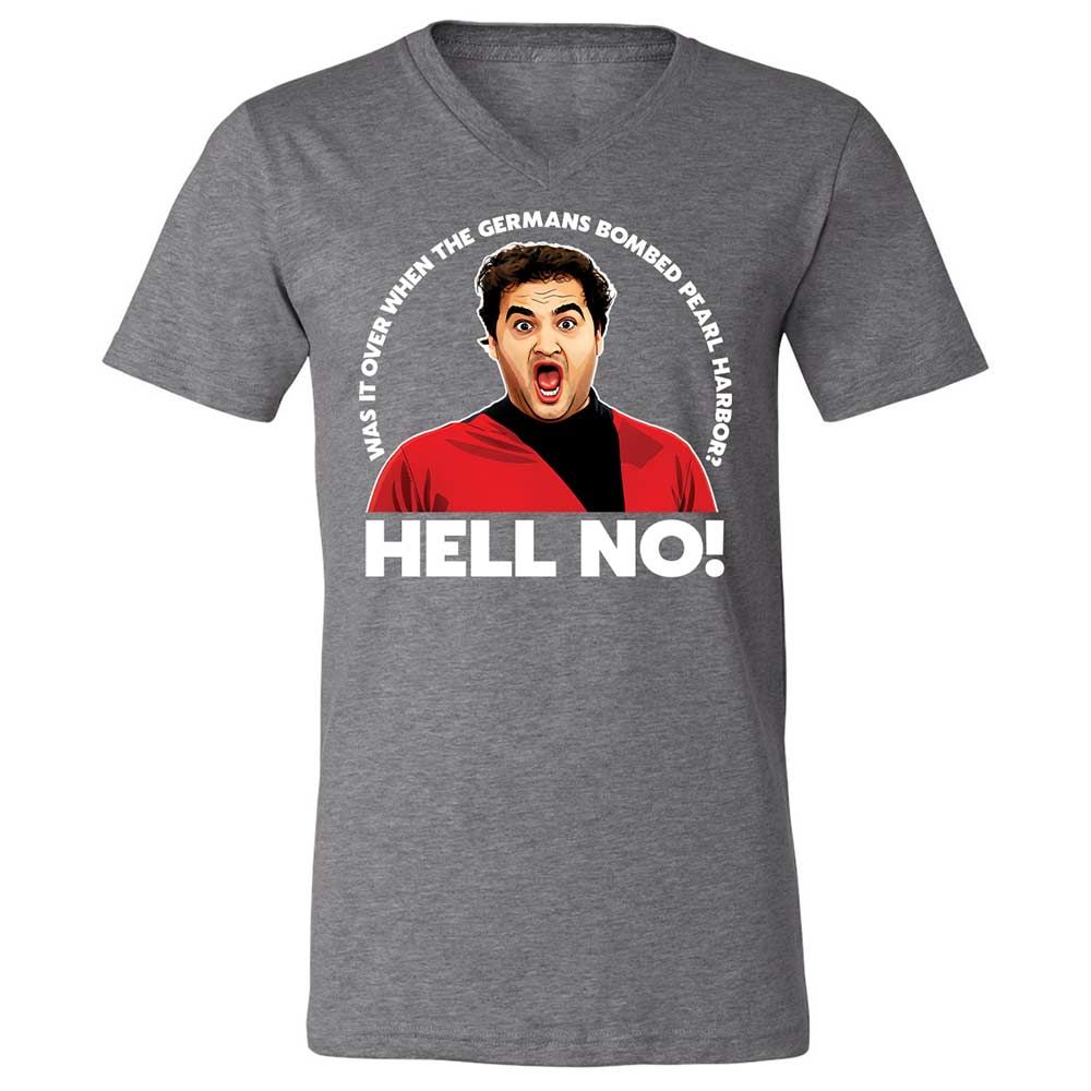 Unisex V-Neck T-Shirt - 76HWAPHS - Deep Heather - 14
