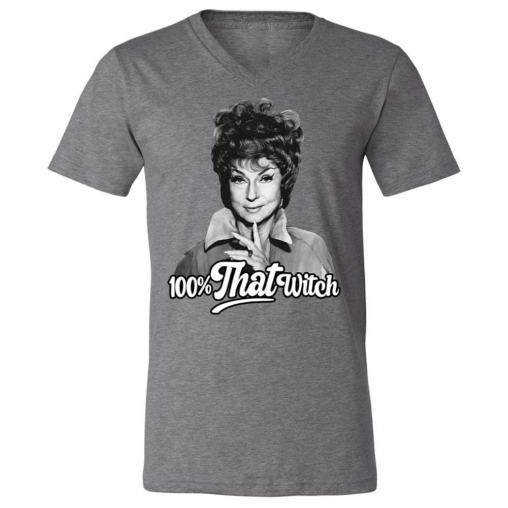 Unisex V-Neck T-Shirt - UNXN1MCS - Deep Heather - 14