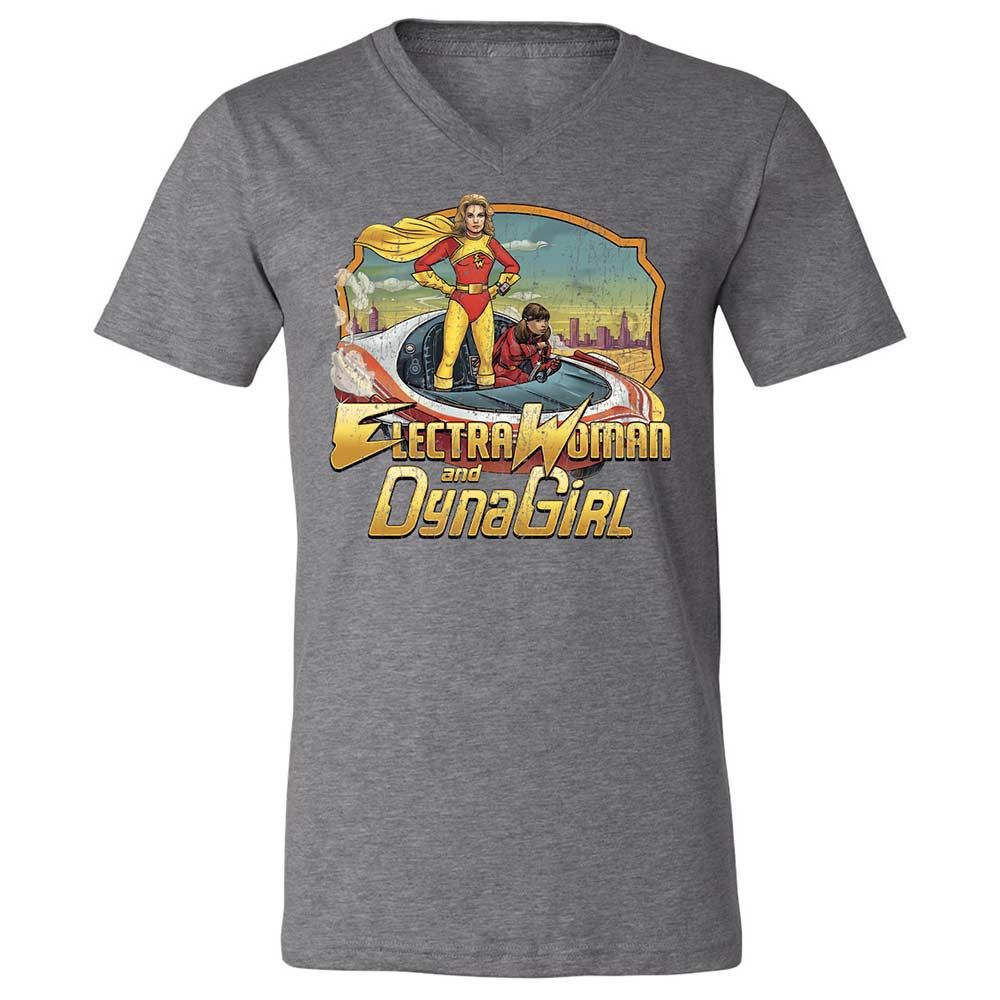 Unisex V-Neck T-Shirt - YE4TCBSK - Deep Heather - 14