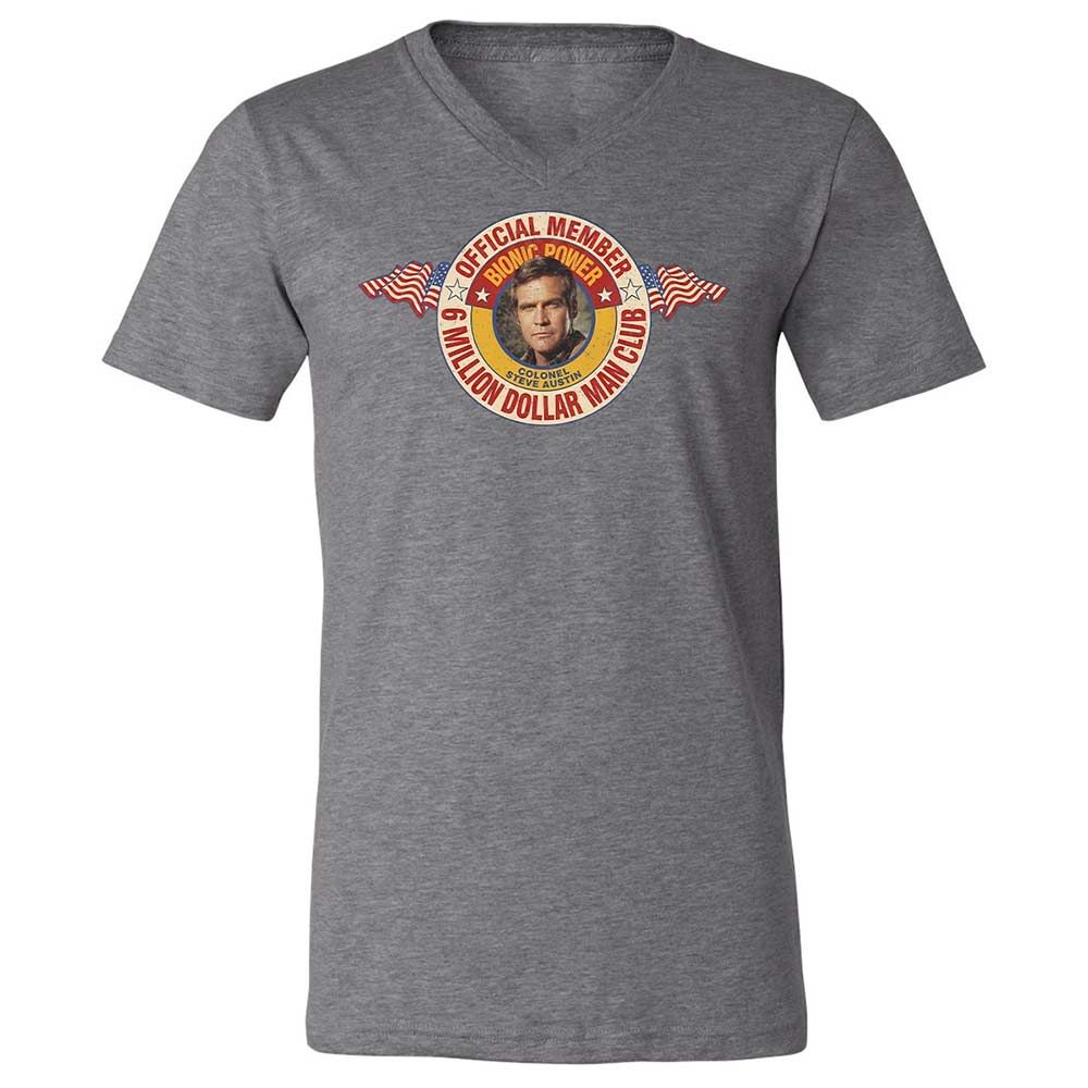 Unisex V-Neck T-Shirt - ER8ULAD9 - Deep Heather - 14