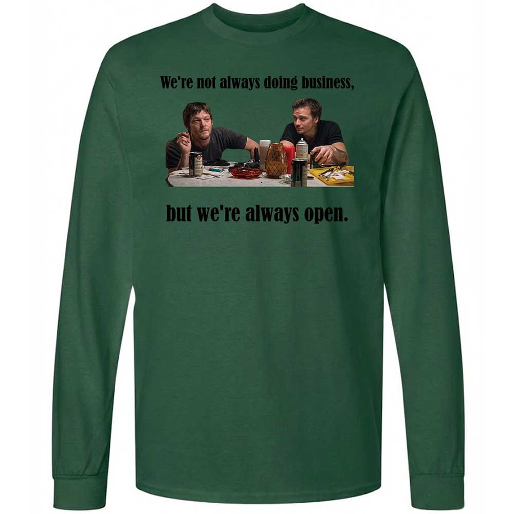 Long Sleeve T-Shirt - Y3JN99D6 - Forest Green - 14