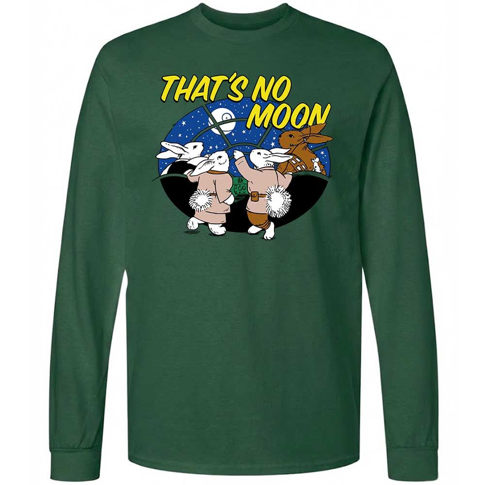 Long Sleeve T-Shirt - White - Forest Green - 14