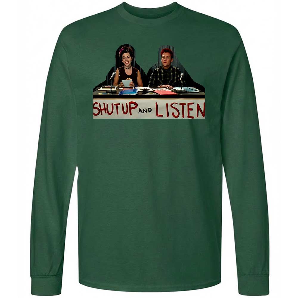Long Sleeve T-Shirt - X1C5QY8Z - Forest Green - 14