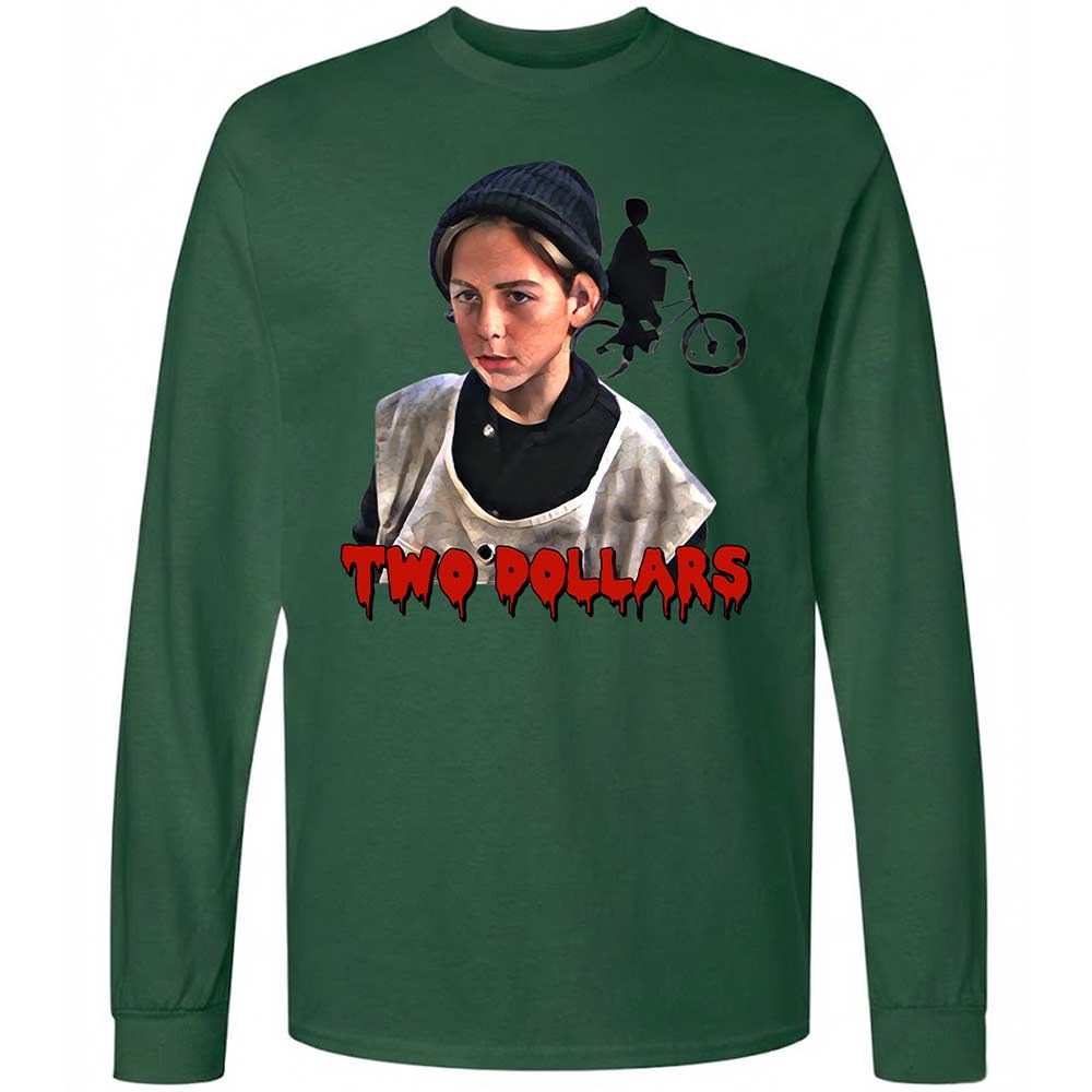 Long Sleeve T-Shirt - BRHNM7R6 - Forest Green - 14