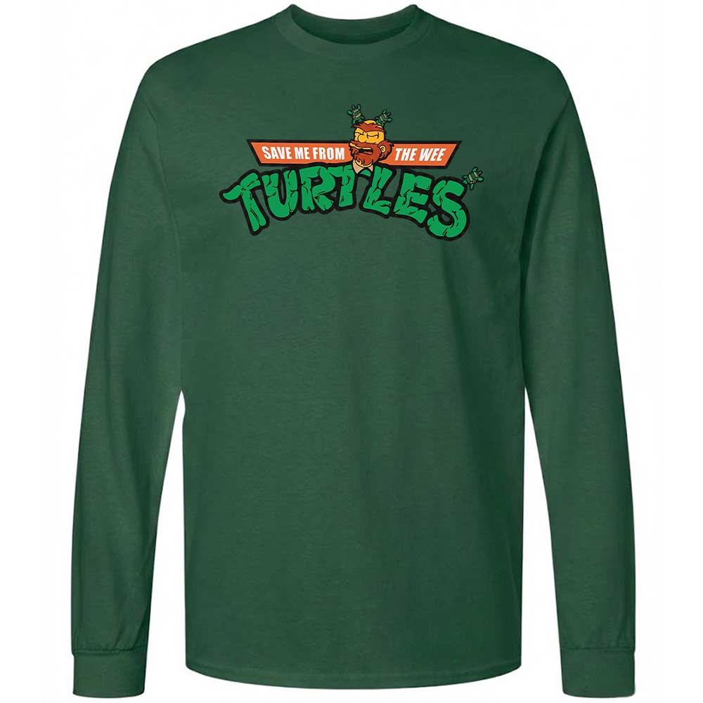 Save Me From The Wee Turtles - Forest Green - 14