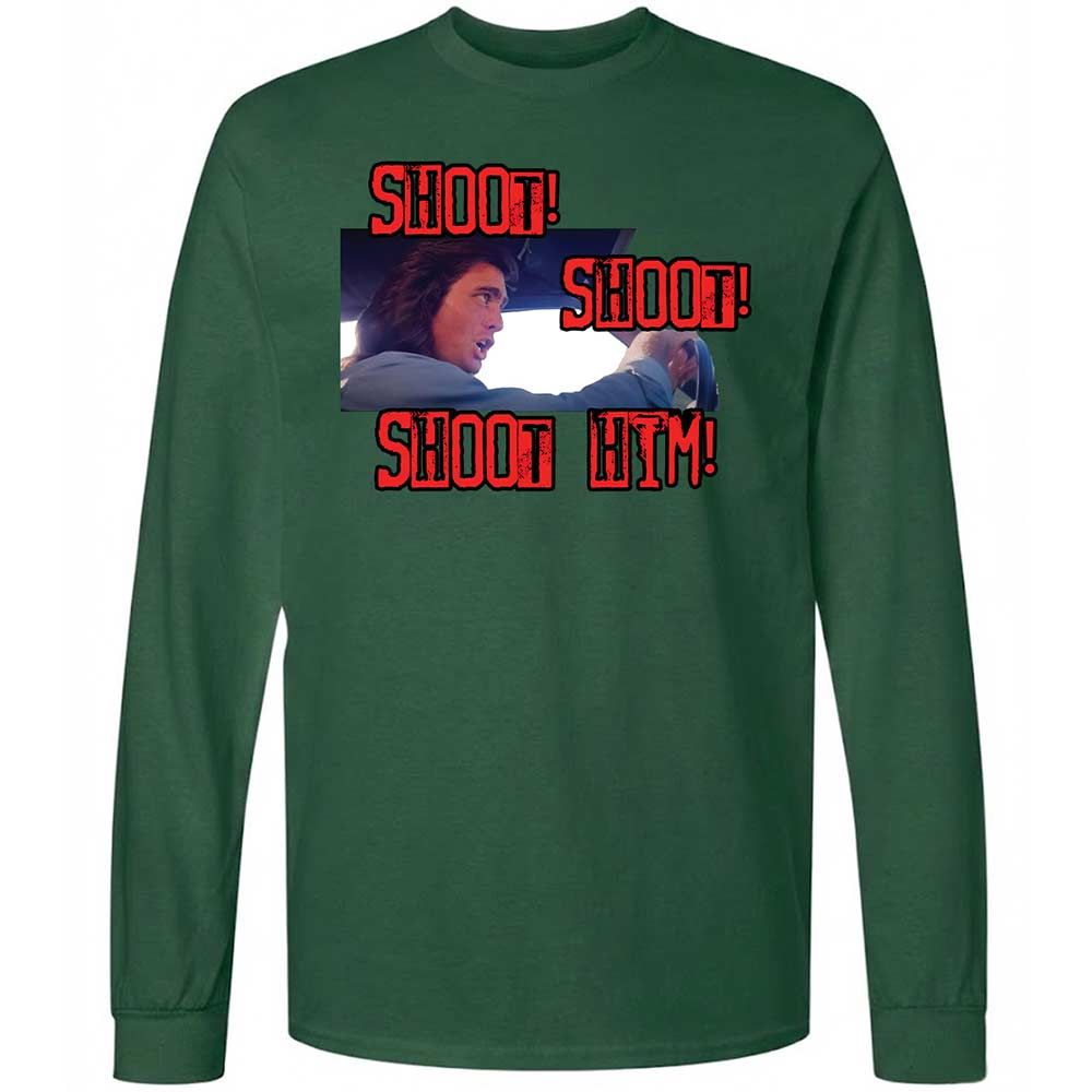 Long Sleeve T-Shirt - R9EH1UFH - Forest Green - 14