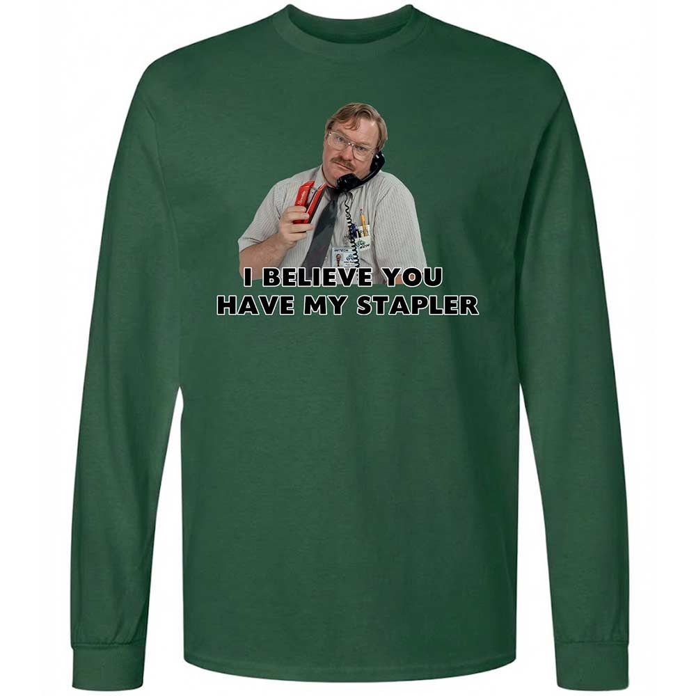 I believe you have my Stapler - Forest Green - 14