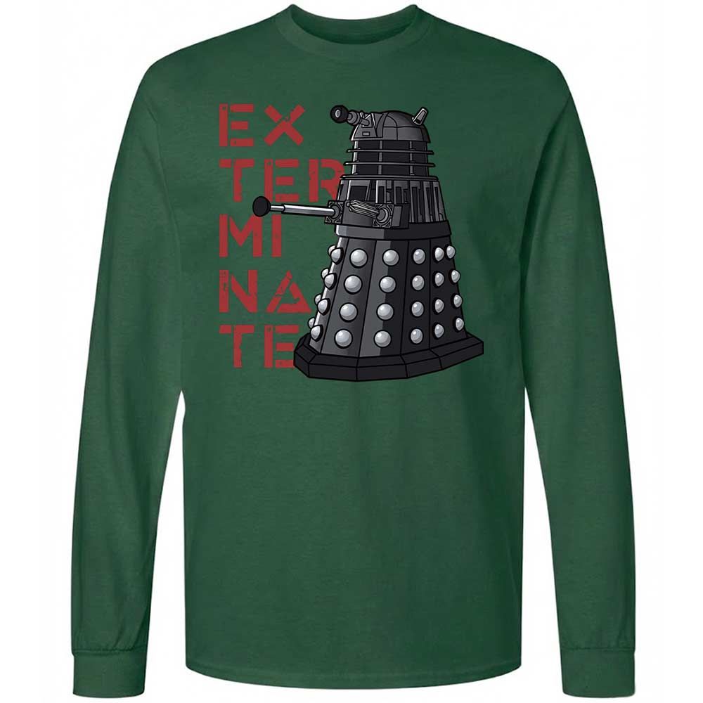 Dalek Exterminate - Forest Green - 14