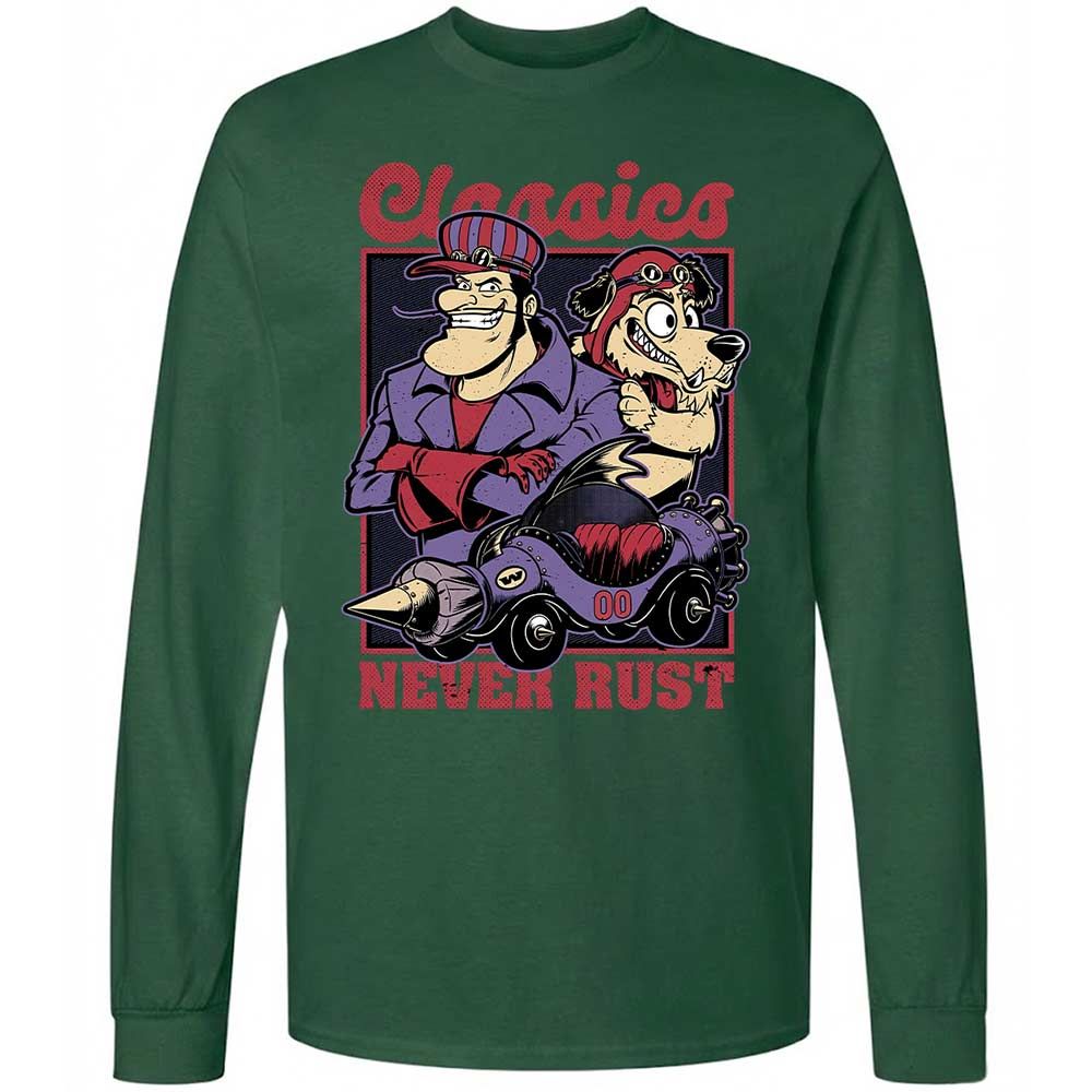 Long Sleeve T-Shirt - G85BX7B7 - Forest Green - 14