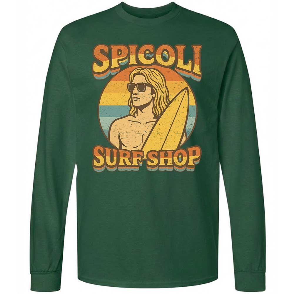 Long Sleeve T-Shirt - 1SCXGHBA - Forest Green - 14