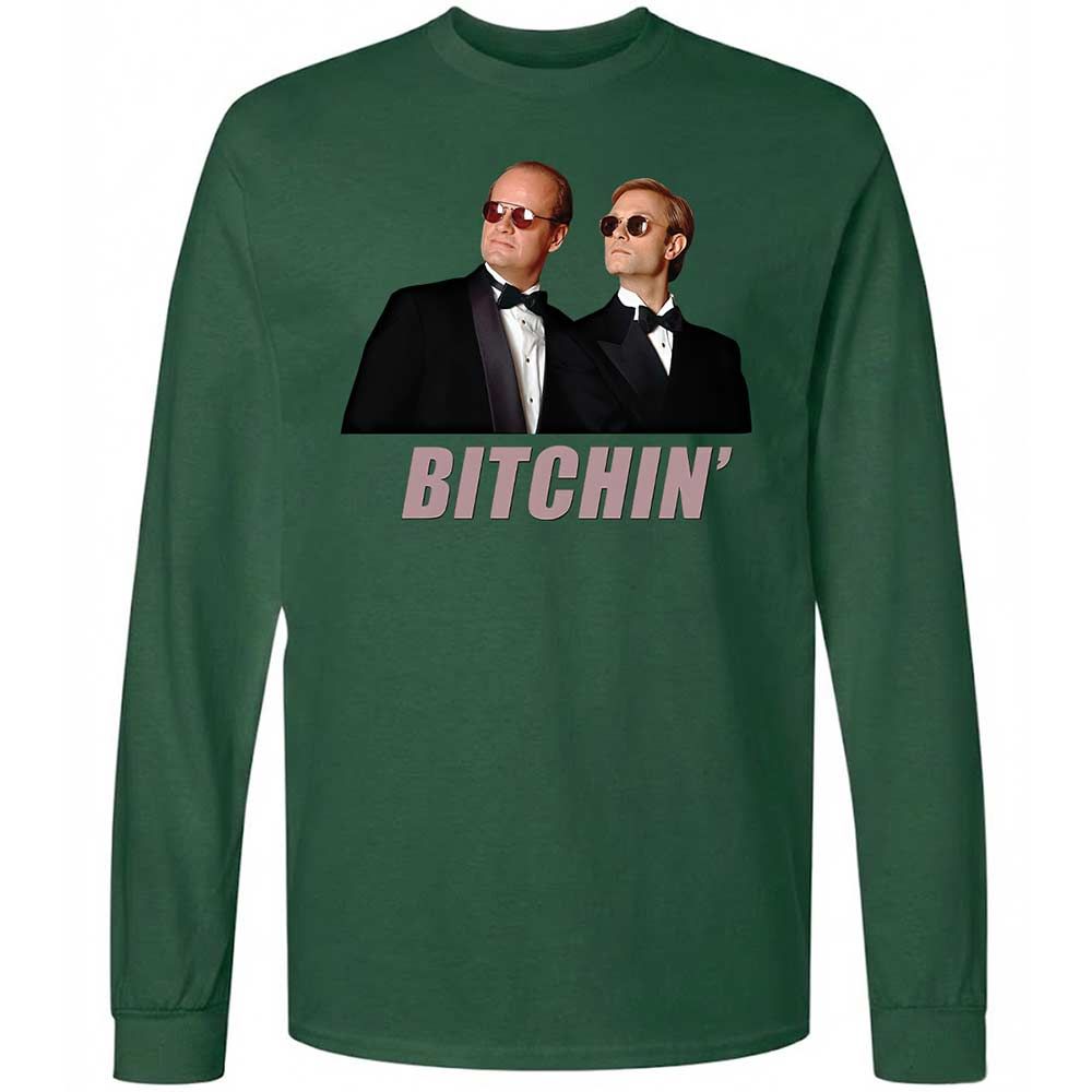 Long Sleeve T-Shirt - CZV5RZL4 - Forest Green - 14