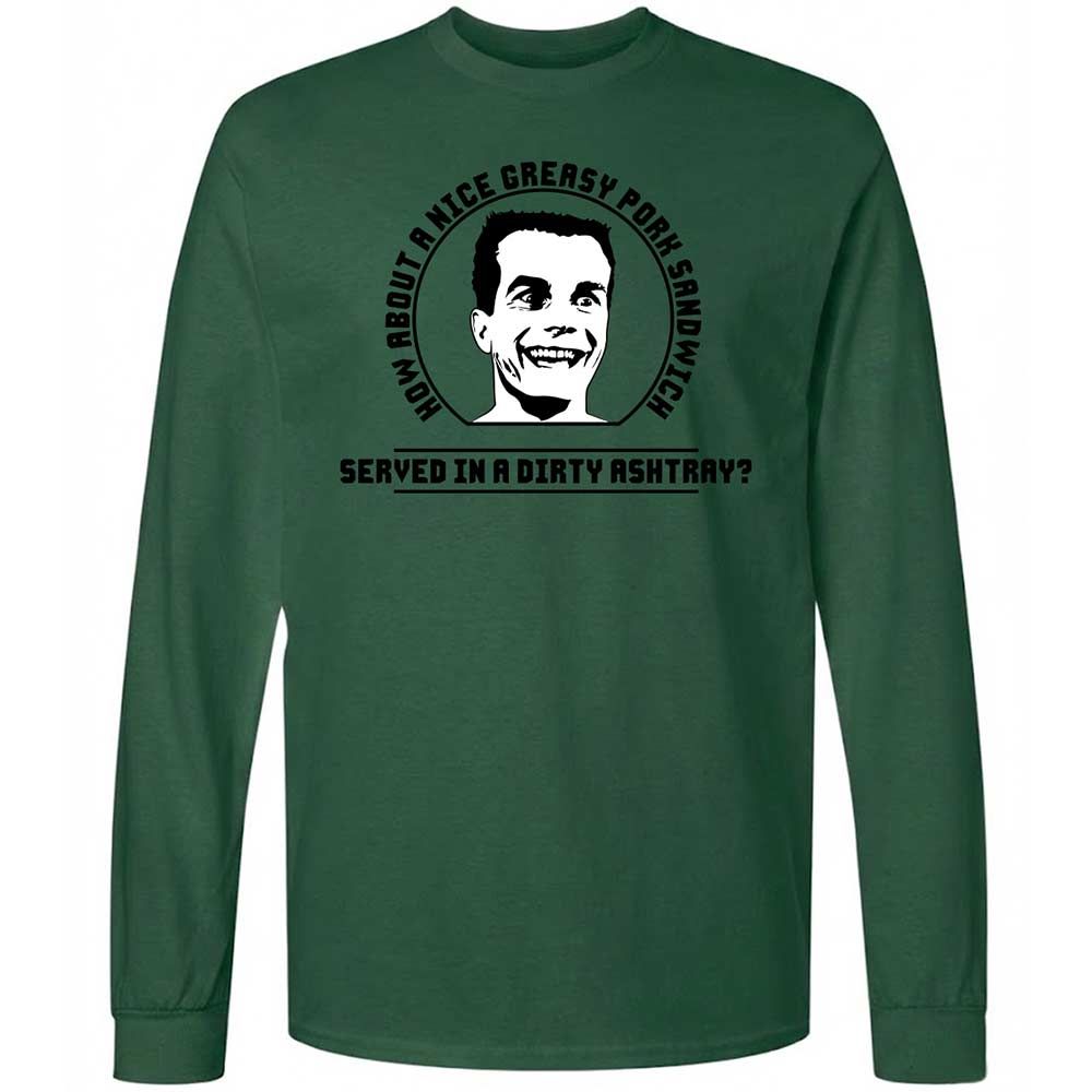 Long Sleeve T-Shirt - MZQAFLLB - Forest Green - 14