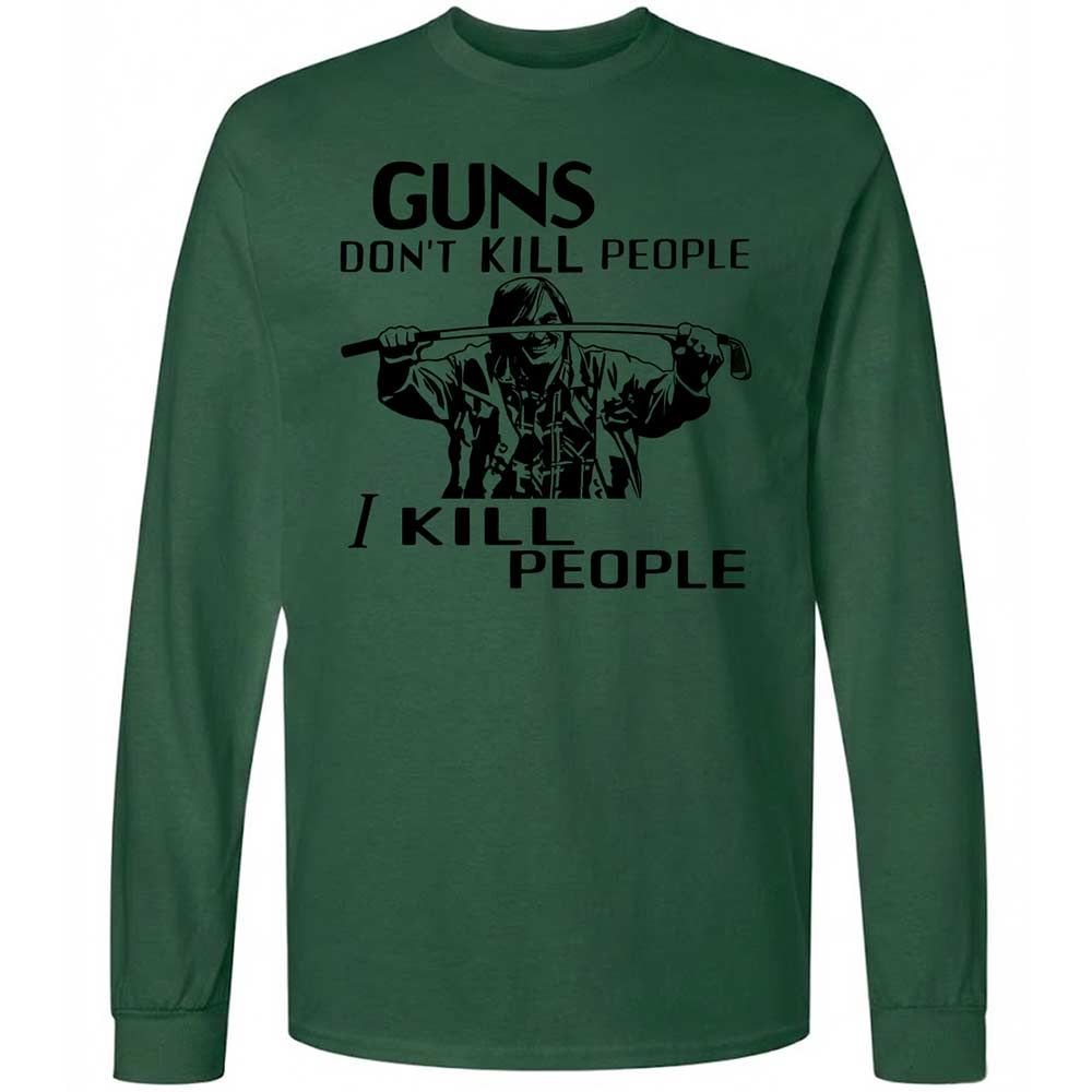 Long Sleeve T-Shirt - P9QH5P41 - Forest Green - 14