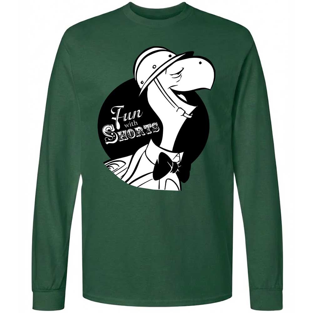 Long Sleeve T-Shirt - VDRB5KY8 - Forest Green - 14