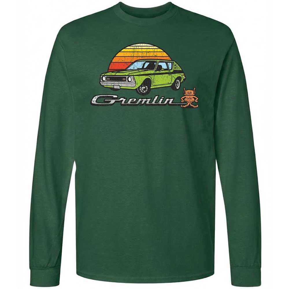 Long Sleeve T-Shirt - Q1XDH74G - Forest Green - 14