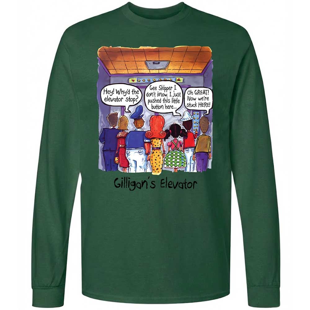 Long Sleeve T-Shirt - XKXZQP6R - Forest Green - 14